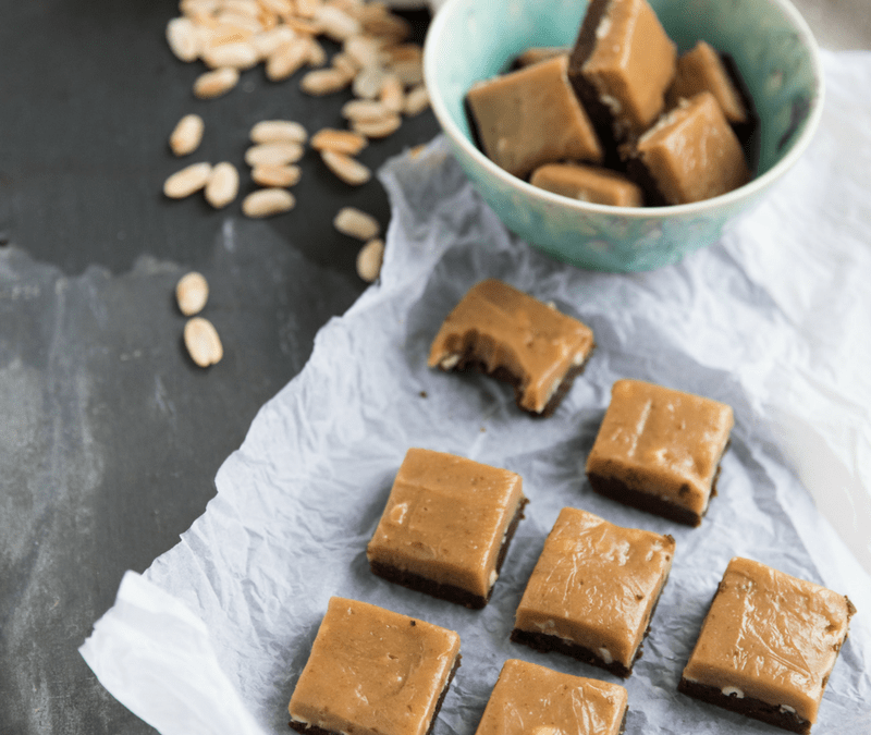 Raw Snickers Squares